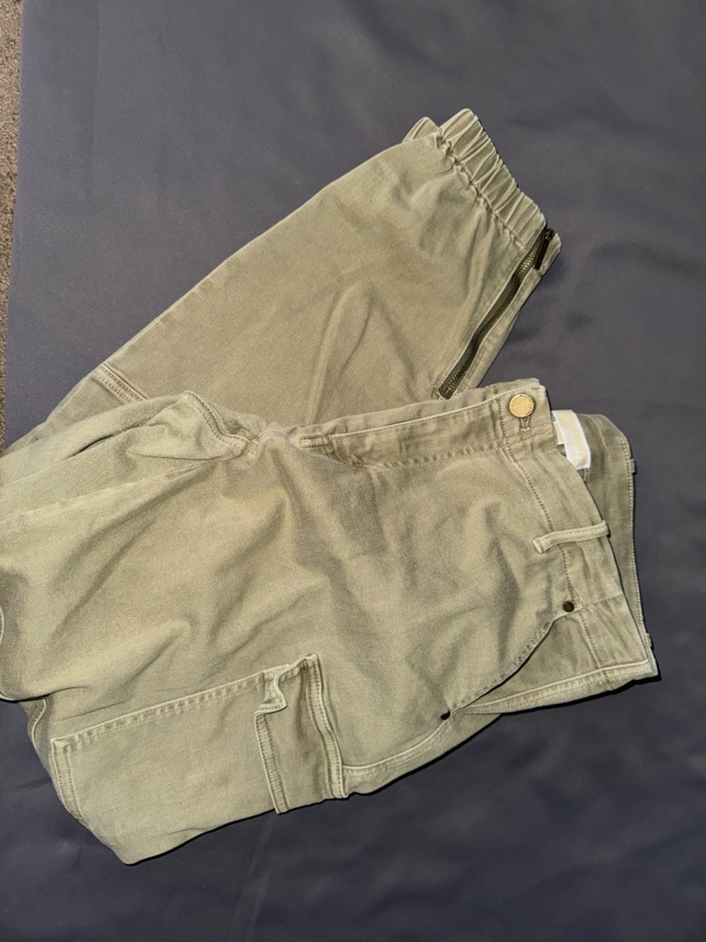 Michael Kors Olive Green Casual Cargo Pants